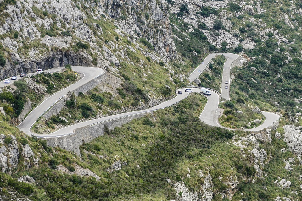 curvas de carreteras españolas